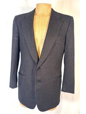 Ermenegildo Zegna Boyd’s Gray Wool Cashmere Blend Sport Coat Blazer Sz L